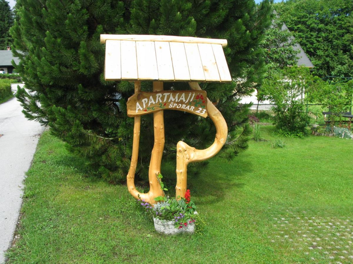 Apartment Sporar Bohinj Eksteriør bilde